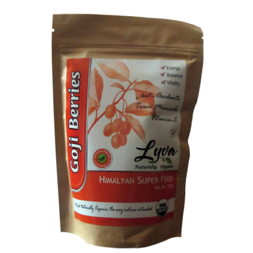 Lyva Organic Goji Berries - 250 gm